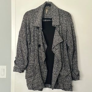 Free People Slouchy Moto Jacket Size Medium